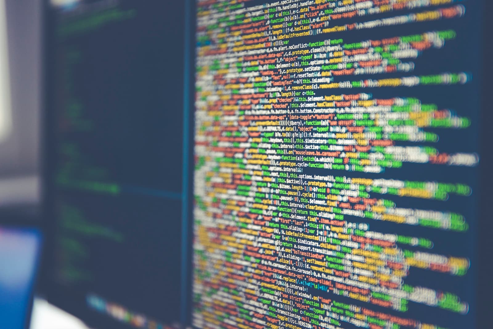 Transaction monitoring rules displayed on a developer's screen