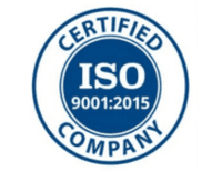 ISO 9001:2015 certified company