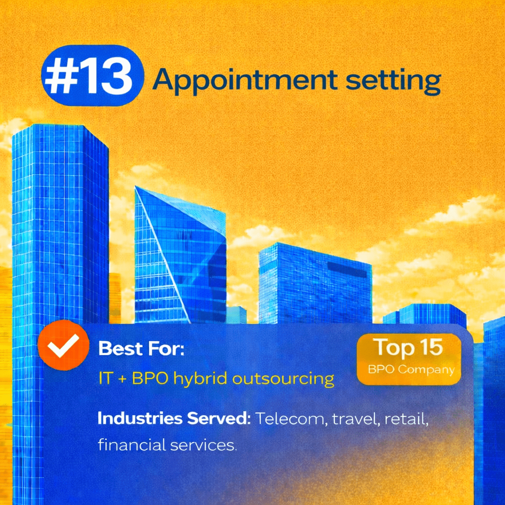 Appointment Setting BPO and call center services