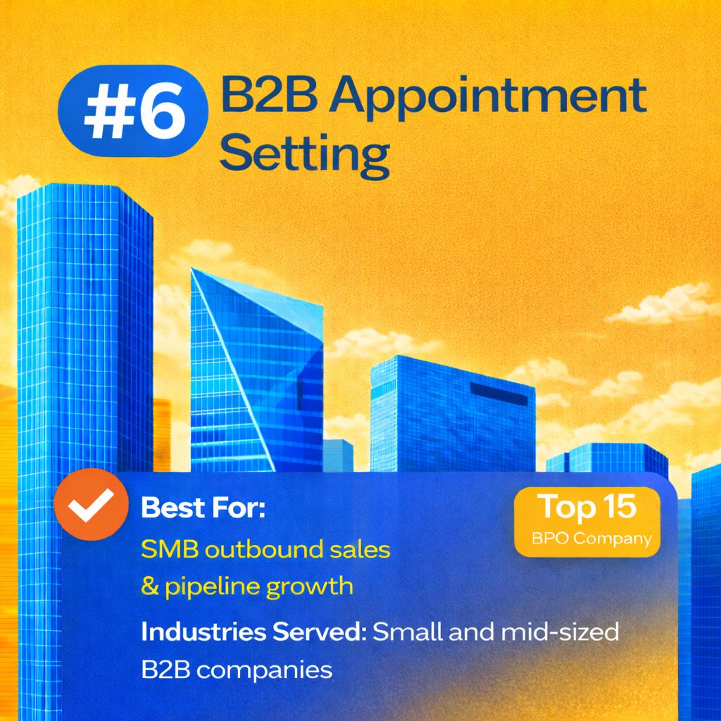 B2B Appointment Setting BPO and call center services